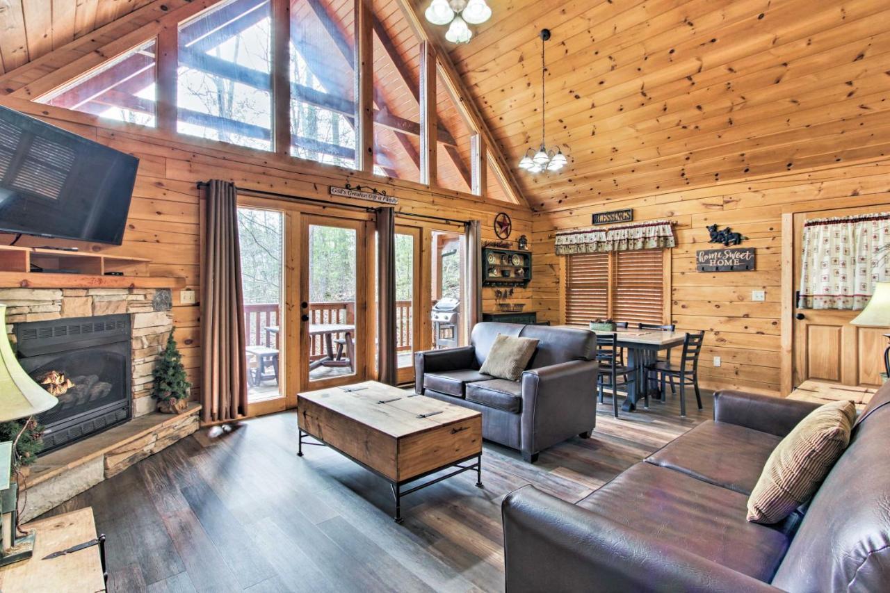 Gatlinburg Mountain Cabin With Grill And Pool Table! Esterno foto